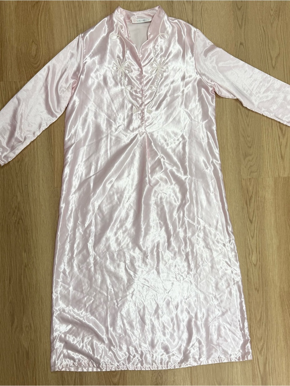Vintage Satin Ilise Stevens Nightgown - Light Pink